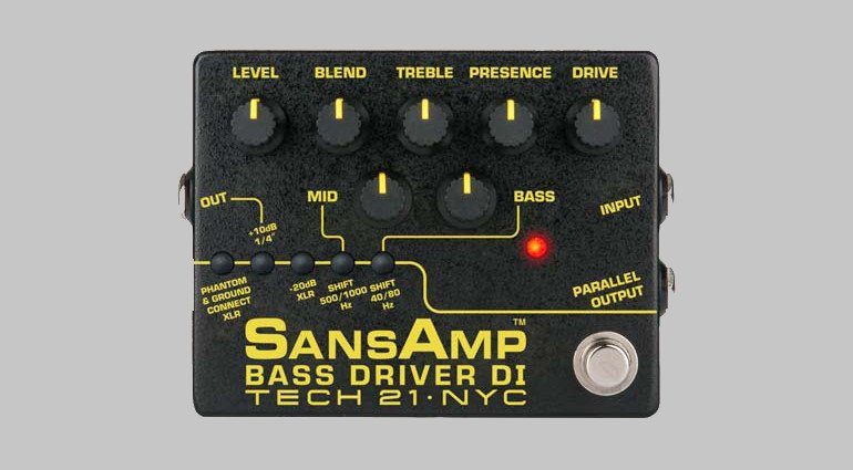 SansAmp Bass Driver DI Version 2 – Mittenband und tiefere Bässe -  gearnews.de