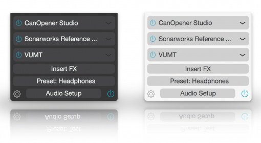 MenuBus OSX Master Effect Insert GUI Dark Bright