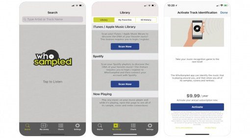 WhoSampled für iOS ist mehr als Shazam Pro