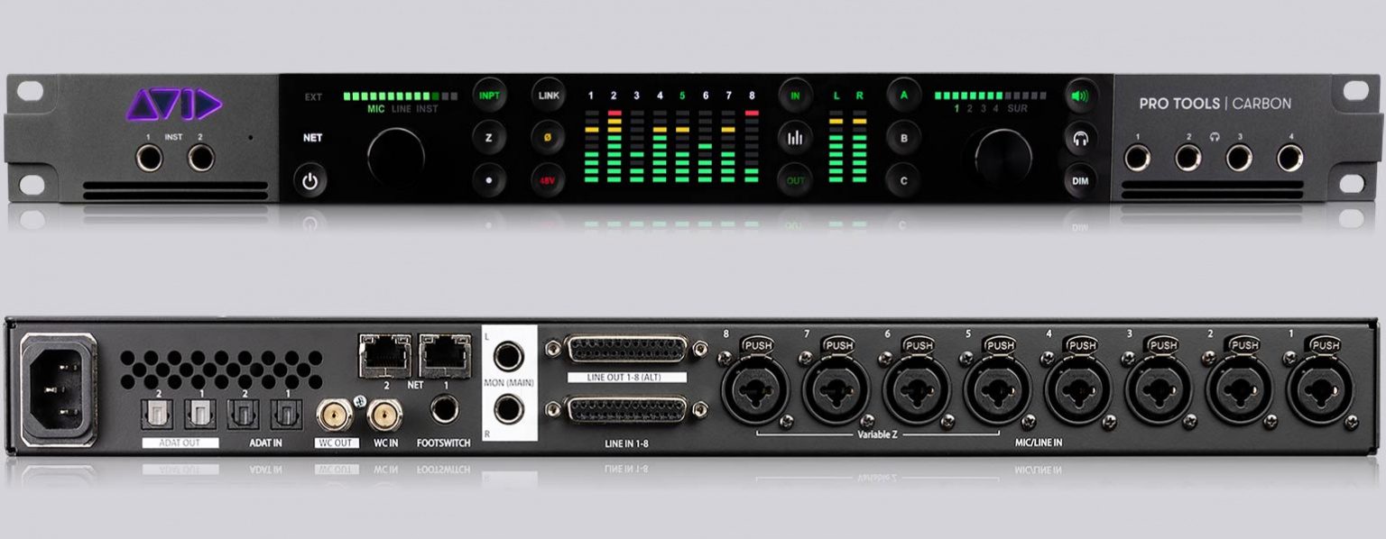 Avid Pro Tools | Carbon: Audiointerface Mit DSP Und Hybrid Engine ...