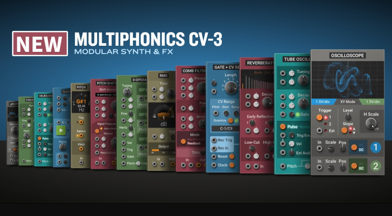 AAS Multiphonics CV-3: Polyphoner modularer Sound mit MPE und mehr!