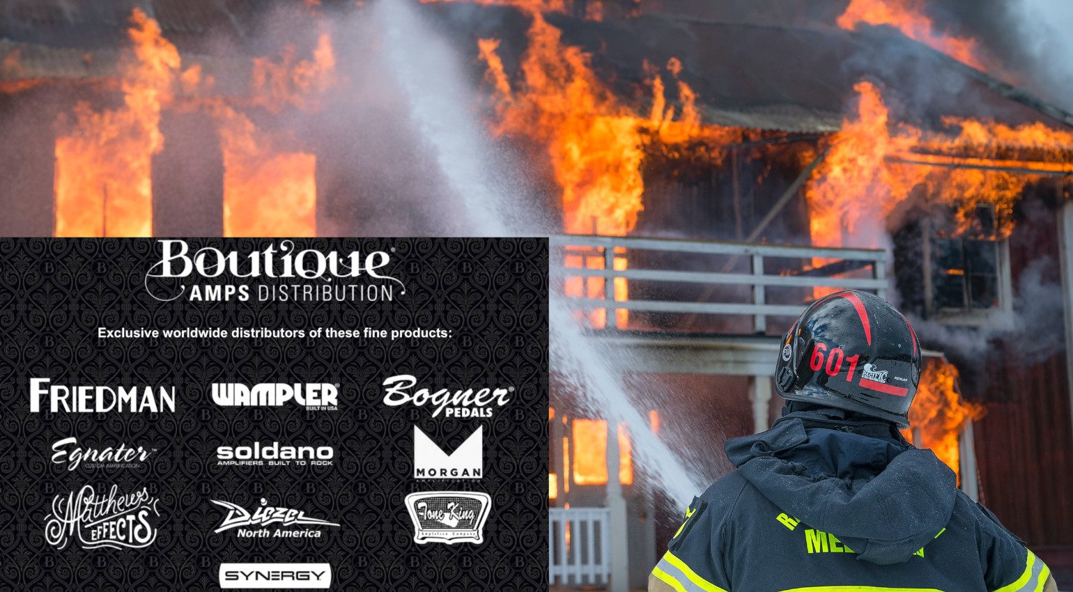 boutique amps distribution fire