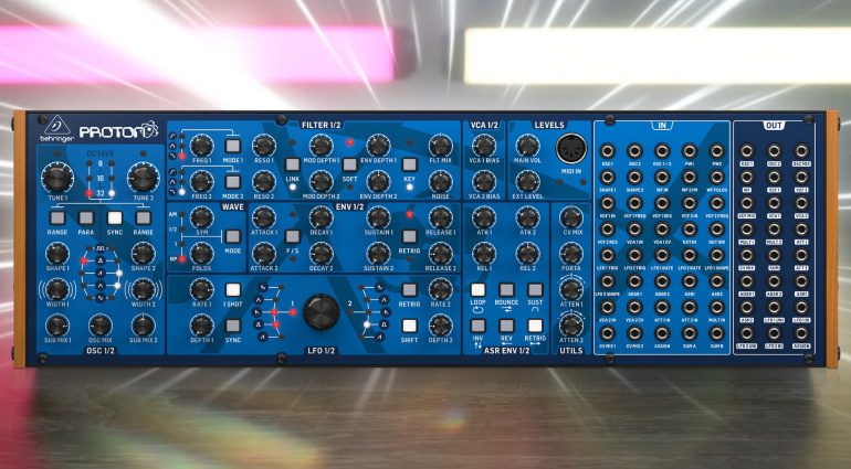 Proton: Behringer's semi-modularer Synthesizer jetzt bestellbar!