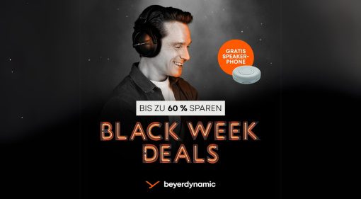 beyerdynamic Black Week mit bis zu 60 % Rabatt