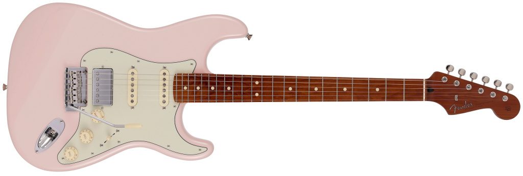 Fender Japan Hybrid II Limited Edition HSS in Shell Pink