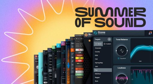 iZotope Summer of Sound Sale: Bis zu 60 % auf Plugins sparen!