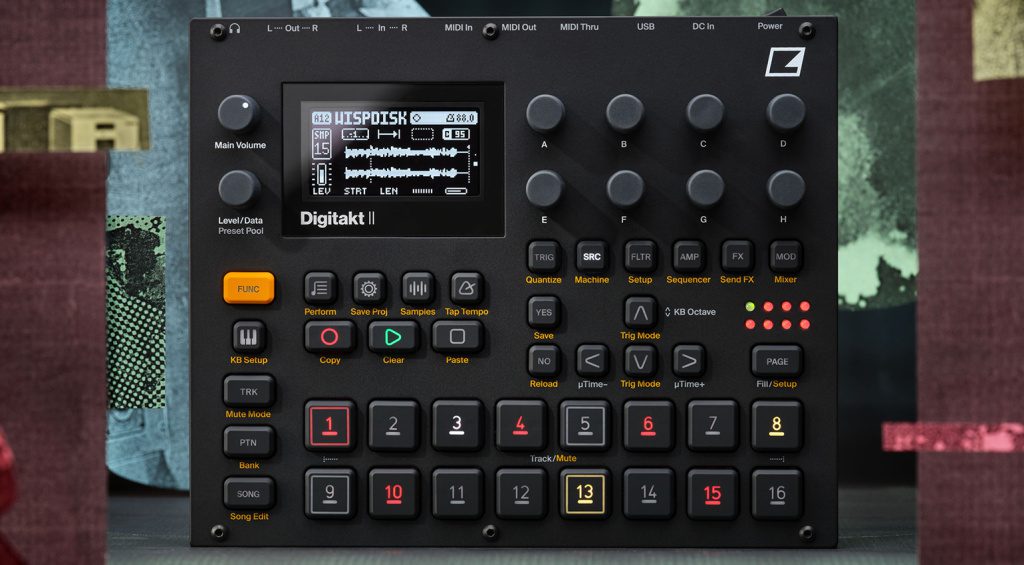 Bedienoberfläche von Digitakt II