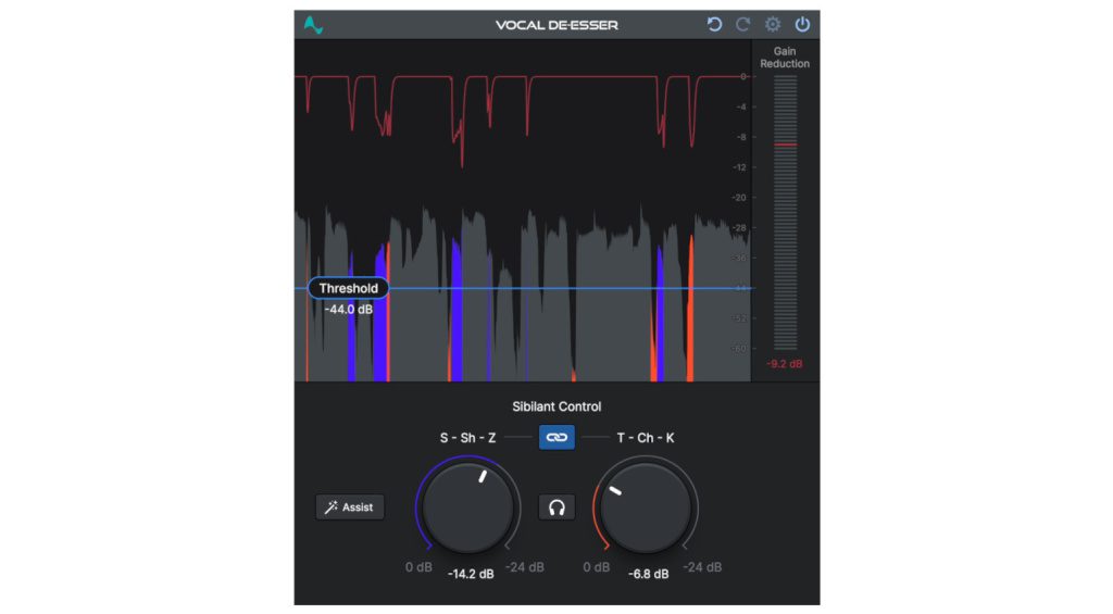 Optimale Sprachqualität dank Vocal De-Esser