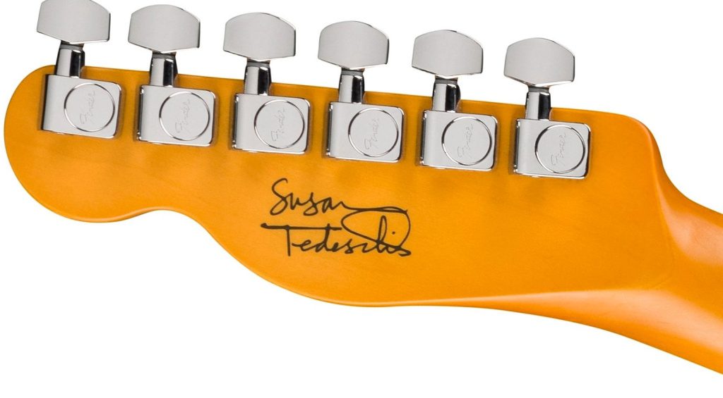 Das Kopfteil der Fender Susan Tedeschi Telecaster