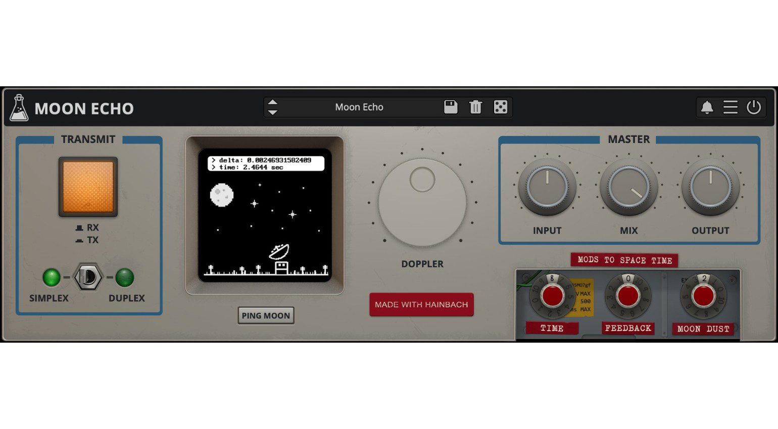 Moon Echo: Das Delay-Plugin, das den Mond als Reflektor nutzt