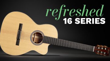 Martin bringt frische Modelle der Martin 16 Series auf den Markt. Akustikgitarren, handgefertigt in den USA mit vollmassiven Hölzern und E1 Tonabnehmer.