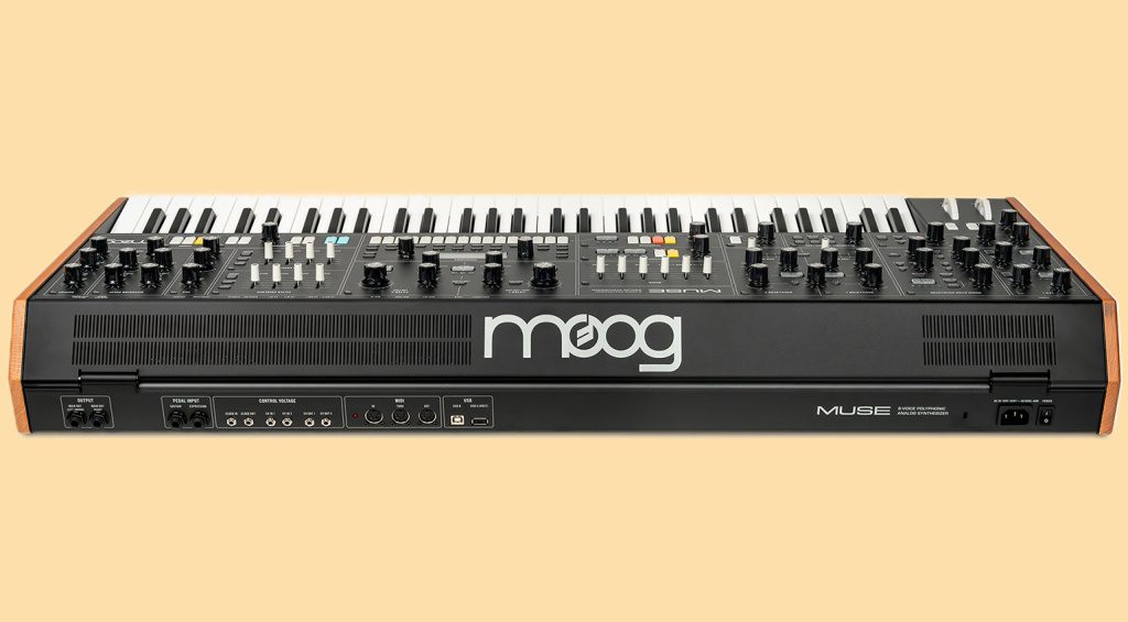 Alle Anschlüsse des Moog Muse