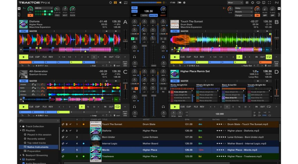 Traktor Pro 4 mit AI-gestützter Stem-Separation