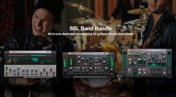 SSL Band Bundle: 3 Plugins, die jede Band zum Mixen braucht - nur 55 € !