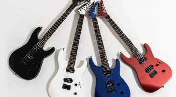 Made in USA sind die neuen Modelle der Jackson American Series VTO HT. Für schnelle Finger und virtuoses Gitarrenspiel gebaut.