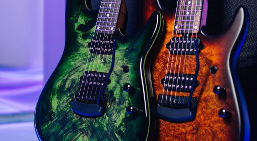 Die neuen Music Man Jason Richardson Cutlass Modelle sind da. Premium Gitarren limitiert auf 25 Exemplare. Wahlweise als 6- oder 7-String.