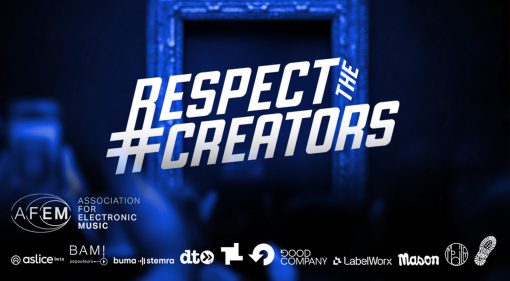 Aslice Ende: #RespectTheCreators - eine AFEM Kampagne