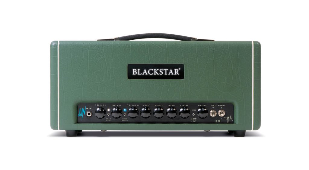 Jared James Nichols präsentiert seinen neuen Rock-Amp, den Blackstar JJN 50 Head mit der passenden Box JJN 212 VOC.