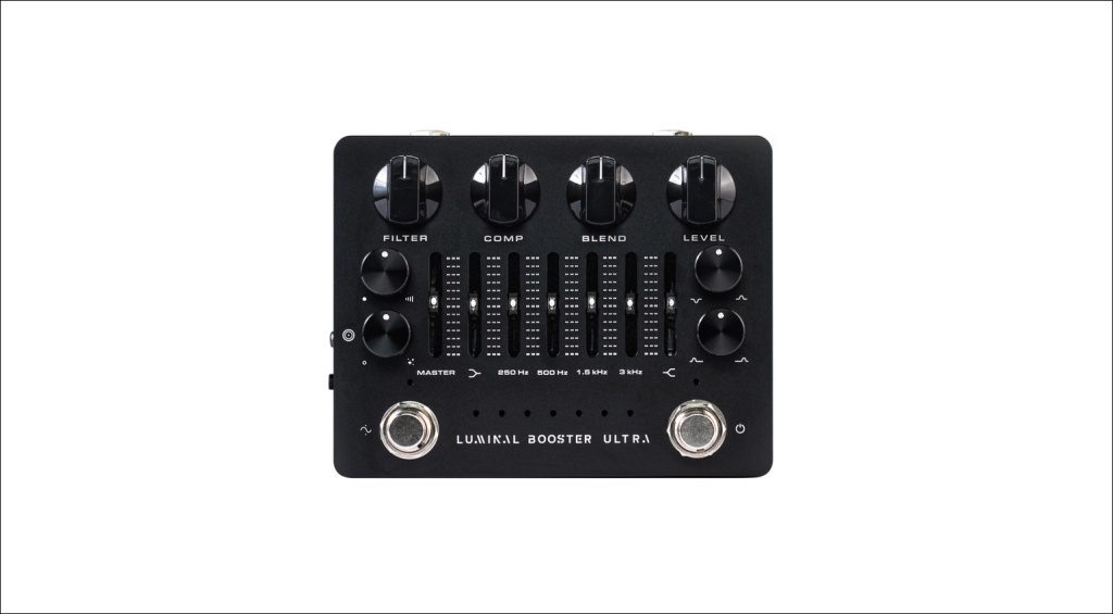 Der Darkglass Luminal Booster Ultra ist ein 3in1-Pedal mit Booster, Kompressor und feinjustierbarem EQ!