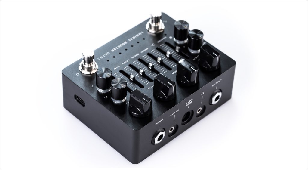 Der Darkglass Luminal Booster Ultra ist ein 3in1-Pedal mit Booster, Kompressor und feinjustierbarem EQ!