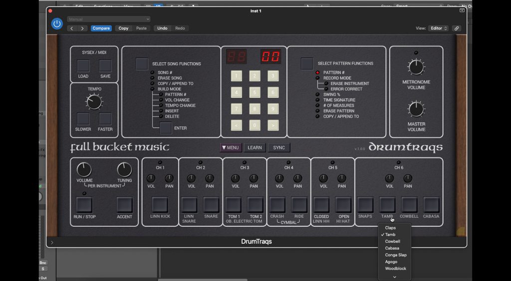 DrumTraqs – Die Zeitreise in die Welt der 1980er-Drum-Sounds als Freeware