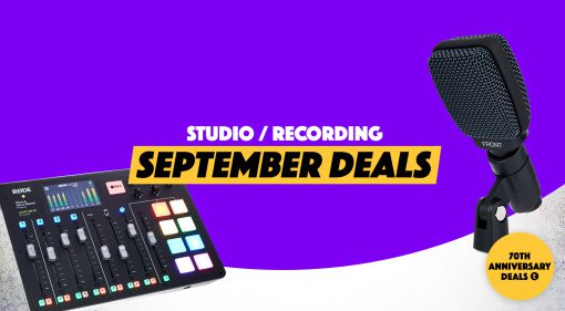 Die besten Recording-Deals im September - 70 Jahre Thomann