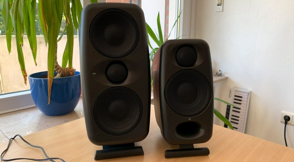 The new Loud Micro Monitor Pro next to my iLoud MTM MKII