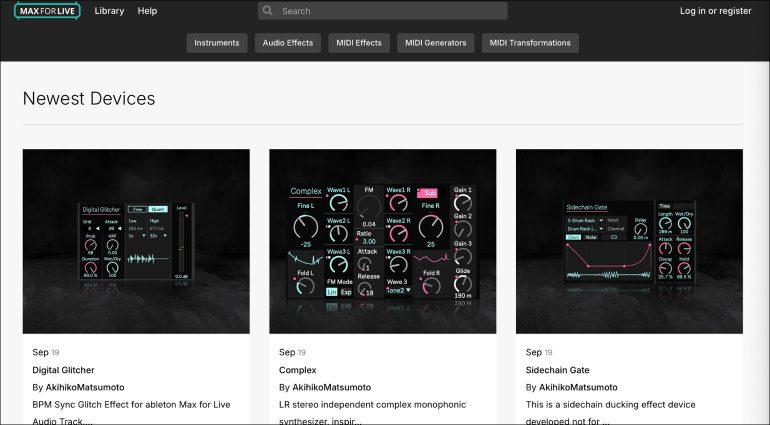 Maxforlive.com Relaunch: Die ultimative Website für Ableton Live Fans