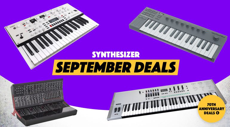 Die besten Synthesizer-Deals im September: 70 Jahre Thomann