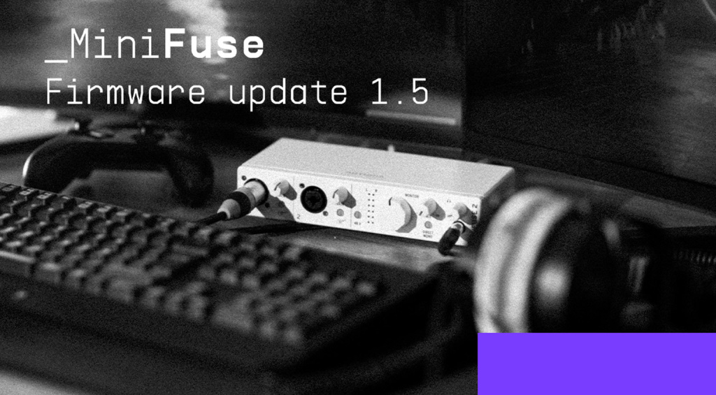 Firmware 1.5 Update für Arturia AudioFuse 1 und 2. 