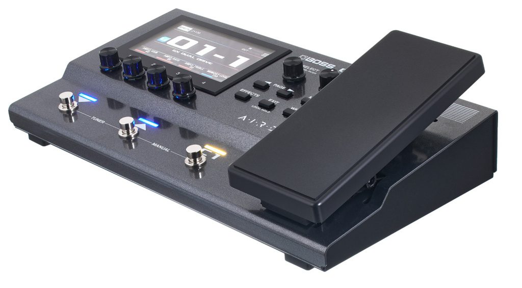 Boss GX-10 mit Touchscreen und Expressionpedal