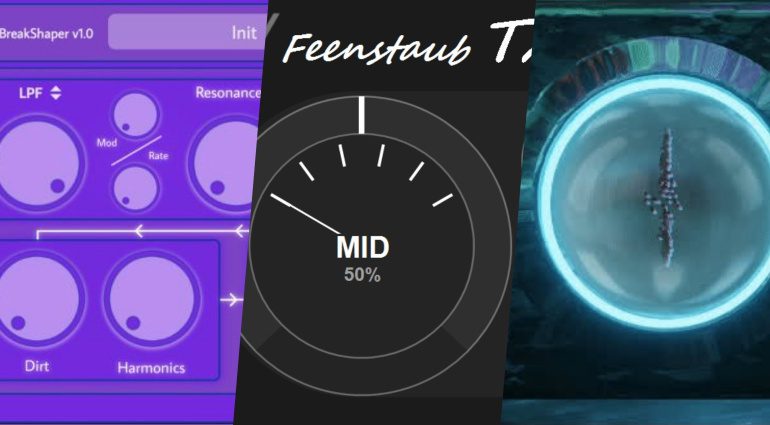 Breakshaper, FeenstaubTX, Dimension- 3 Freeware Plugins