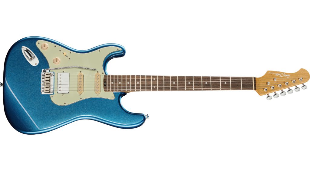 Harley Benton Lake Placid Blue Lefthanded