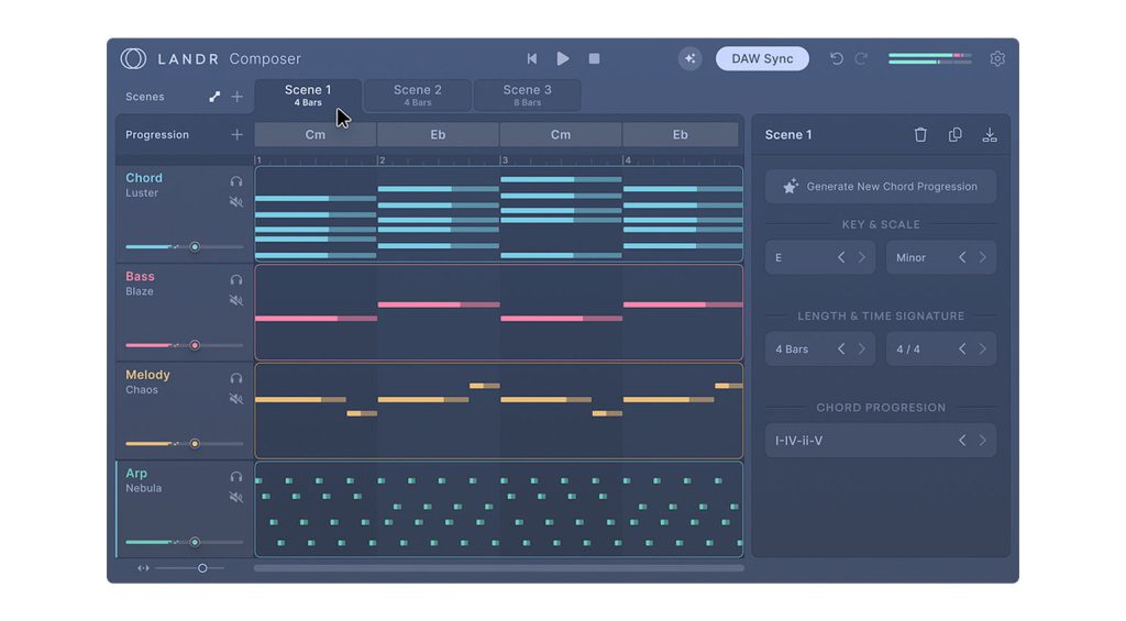 LANDR Composer