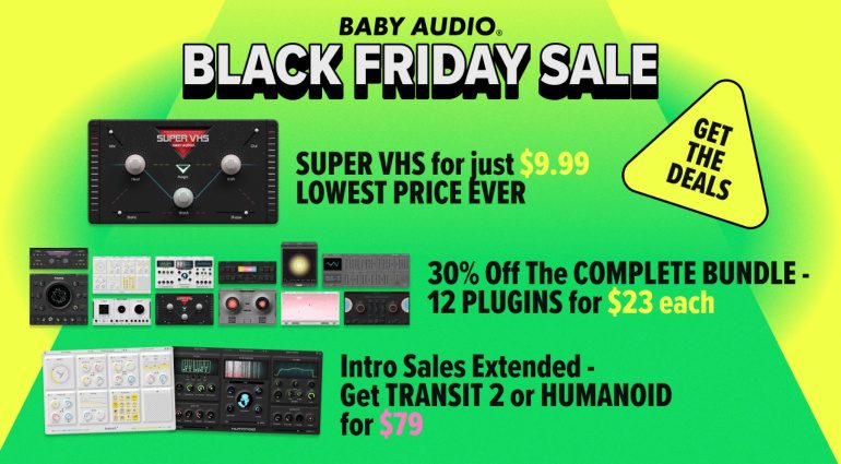 Baby Audio Black Friday Sale: Alle Plugins und Bundles mit bis zu 86 % Rabatt!