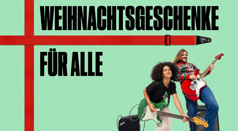 Fender-Weihnachtsdeal: Bis zu 15% Rabatt, auch bei Epiphone, EVH und ESP