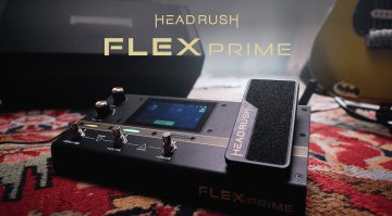 Das Headrush Flex Prime Multi-FX Board ist mit der gleichen Prozessorleistung der großen Modelle ausgestattet aber im kompakten Format verbaut.