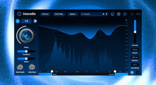 Cascadia von iZotope: Intelligente Delays für glasklare Mixe für 49 Euro