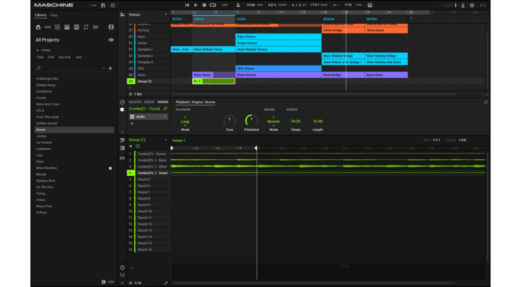 Maschine 3 Stem Separation