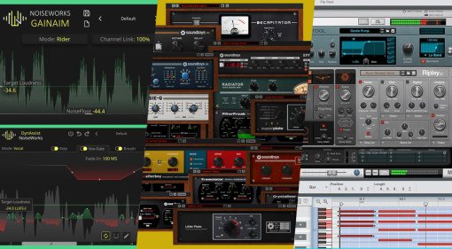 NoiseWorksAudio, Soundtoys, Reason Studios: Software Deals