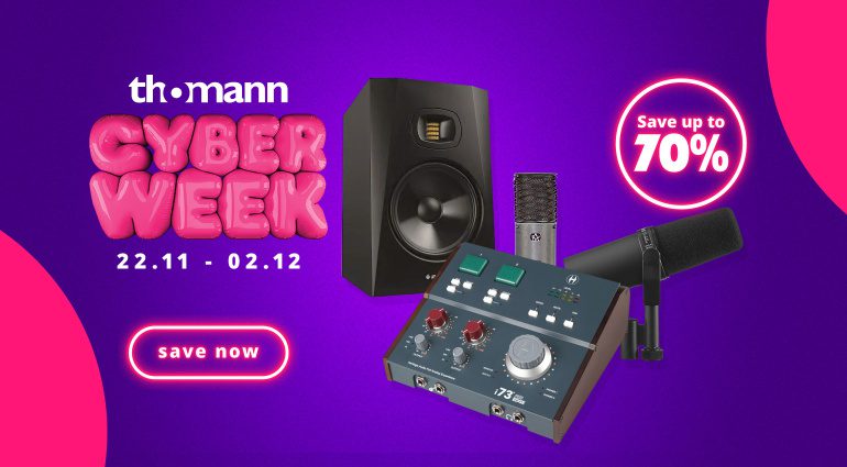 Thomann Cyberweek 2024: Die besten Recording-Deals