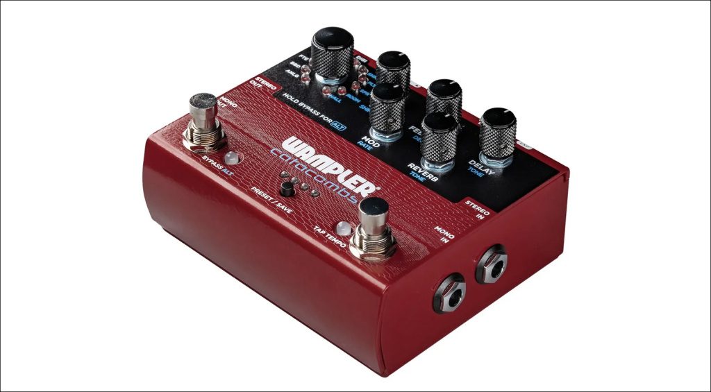 Du suchst nach Delay- und Reverb-Sounds, die dich glücklich machen? Dann könnte der Wampler Catacombs deine neue All-in-One-Lösung sein.