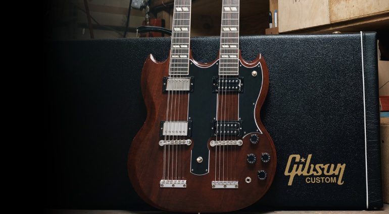 Die Gibson Jimmy Page EDS-1275 VOS ist wieder da. Die klassische Double-Neck-Gitarre einer Rocklegende für alle, die es sich leisten können.