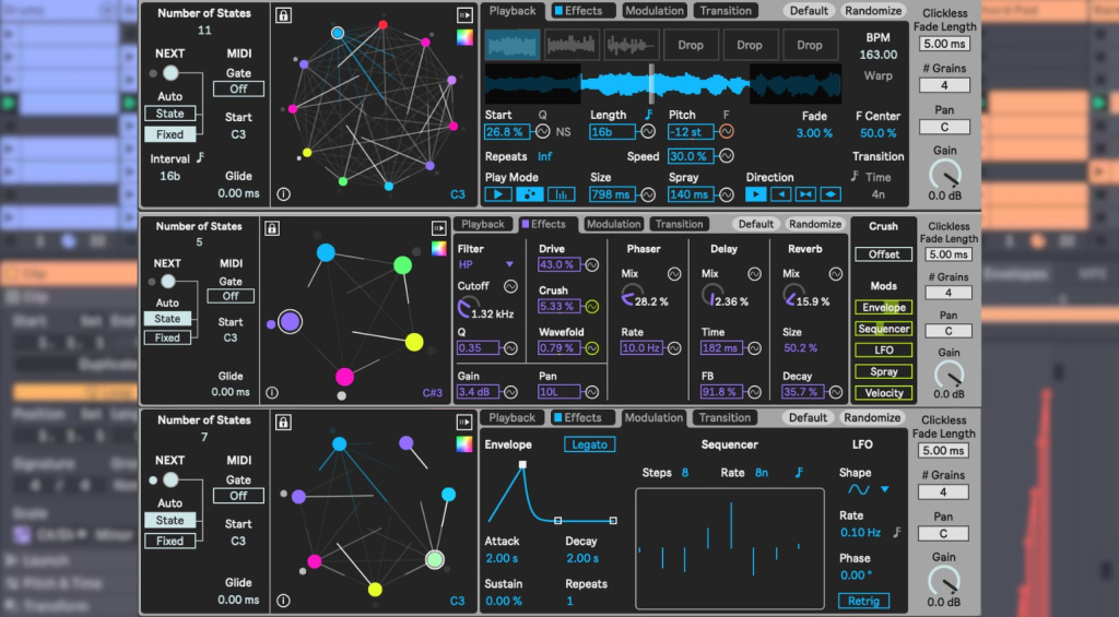 Superposition von Dillon Bastan: Flexibles Multi-Sampling Device für Ableton Live mit kreativem Twist