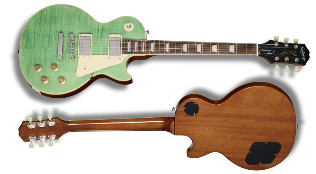 Die Inspired by Gibson Collection von Epiphone bringt jetzt die überarbeiteten Versionen der legendären Les Paul Standard 50s, 60s und Custom zurück.