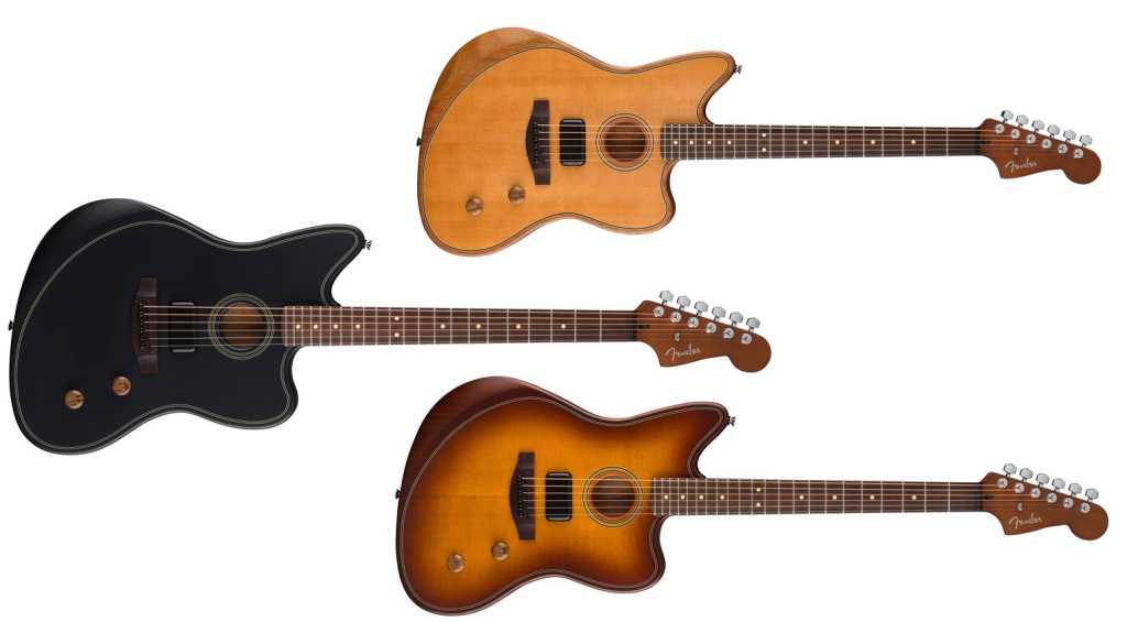 Fender stellt die Acoustasonic Standard Serie für den kleinen Geldbeutel vor. Neue Telecaster- und Jazzmaster-Modelle für den günstigen Einstieg.