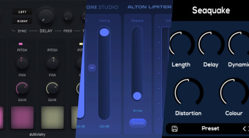 Drumtastic, Alton Limiter, Seaquake Techno Rumble - 3 Freeware Plugins