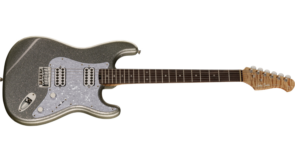 Harley Benton NAMM: ST-Modern Plus Silver Sparkle