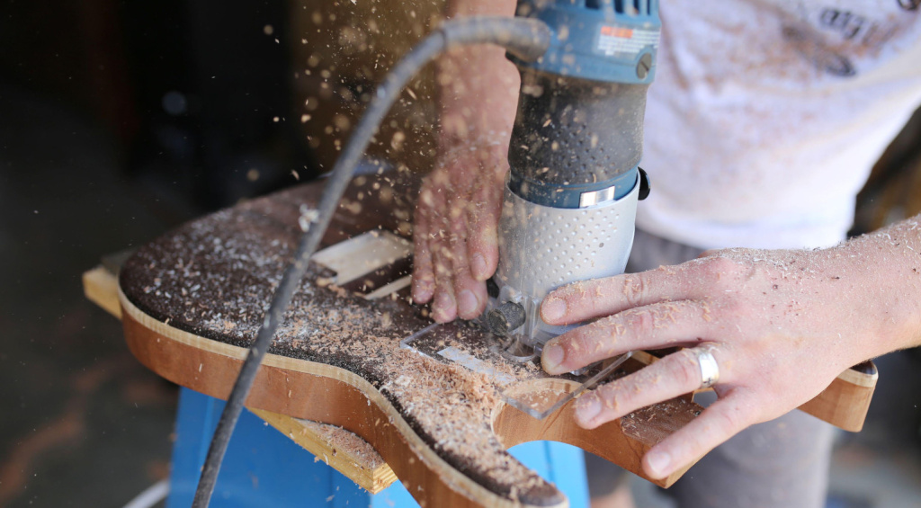 Holzbearbeitung für den DIY-Gitarrenbau