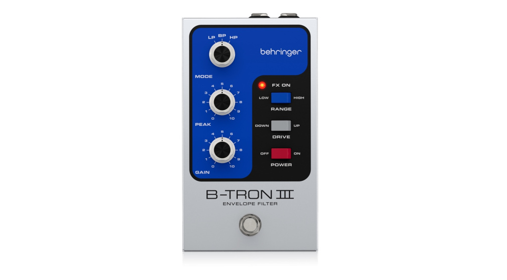 Es darf mal wieder "Funky" werden. Der Behringer B-TRON III Envelope Filter bringt die Klänge der 70er Jahre zurück auf dein Pedalboard.